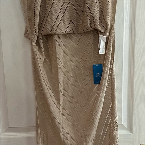 Cupshe NWT Size S Cream Maxi Life On The Beach Cover-Up - Picture 6 of 12